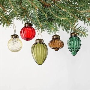 25pk Mini Vintage Glass Ornaments - Hearth & Hand™ with Magnolia